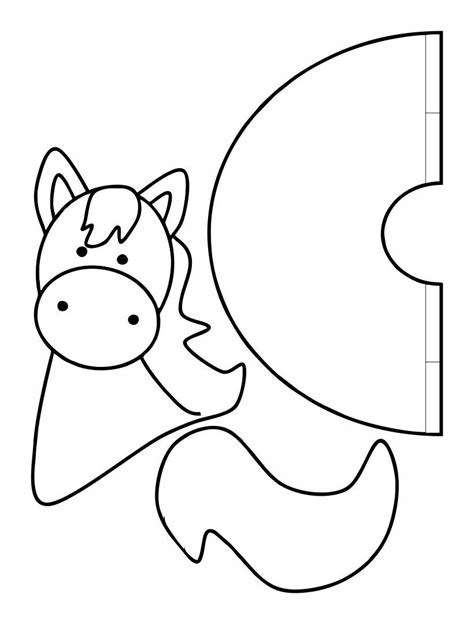 printable horse head pattern   horse head template printable