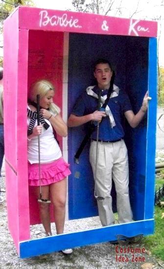 Barbie And Ken In The Box Costume For Couples Homemade