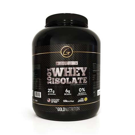 whey protein isolate  kg vainilla gold nutrition