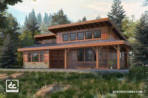 modern rogue cabin kit  bedroom cabin plan dc structures