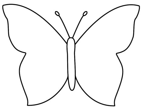 simple butterfly coloring page insects butterfly coloring page