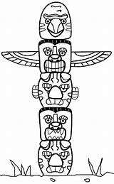 Totem Poles Totempfahl Cool2bkids Indien Tekenen Totempaal Colouring Indianen Usable Tótem Totempalen Raven Indios Totems Indianer Colorear Tlingit Englisch Afbeeldingsresultaat sketch template