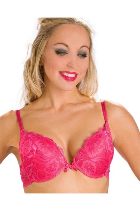 Ladies Camille Lingerie Pink Push Up Gel Booster Padded Womens Bra Size