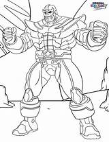 Coloring Pages Thanos Disney Villains Dr sketch template