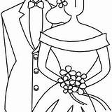 Wedding Pages Coloring Couple Broom Jump Da Th He Getcolorings Getdrawings sketch template