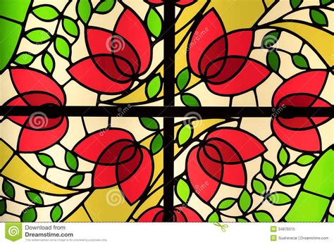 Stained Glass Stock Illustration Image Of Light Pattern