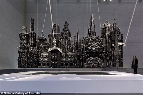 artist xu zhen s cathedral made out of bondage equipment goes on display daily mail online