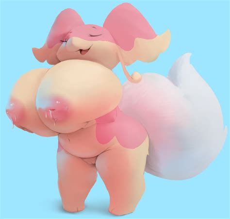 rule 34 1girls 2 toes anthro anthrofied areolae ass audino belly big