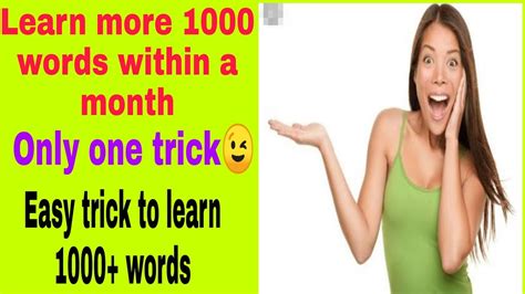 learn    words   days  simple trick  learn  vocabulary