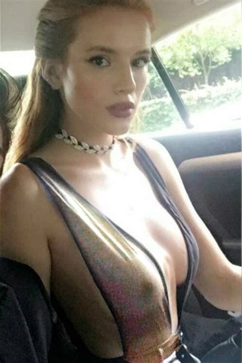bella thorne see through dress boobs big tits celebrity