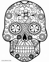 Coloring Pages Skull Cute Getcolorings sketch template