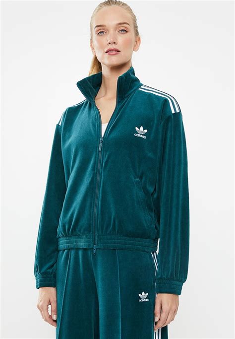 lifestyle velvet tracktop navy adidas originals hoodies sweats jackets superbalistcom