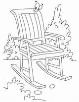 Chair Coloring Rocking Pages Furniture Garden Printable Kids Visit Color Getcoloringpages Bestcoloringpages Books Flower Categories Similar sketch template