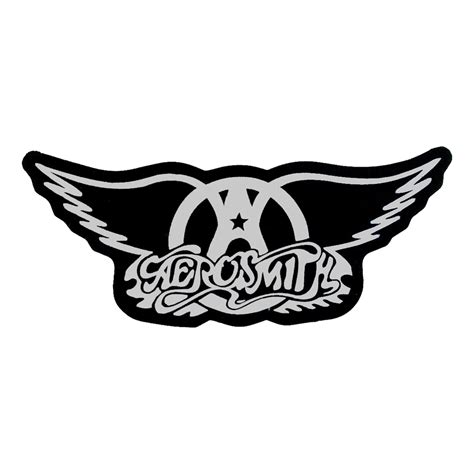 Aerosmith Logo Reflective Sticker Liquid Blue