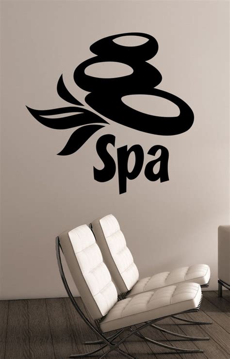 spa sign vinyl decal window sticker massage therapy health