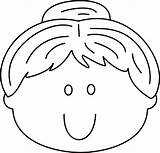 Face Coloring Happy Smiley Pages Faces Colouring Girl Printable Clipart Boy Drawing Kids Sheet Para Drawn Colorear Clip Smiling Girls sketch template
