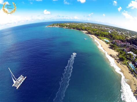 aerial photos of sosua beach dominican republic living