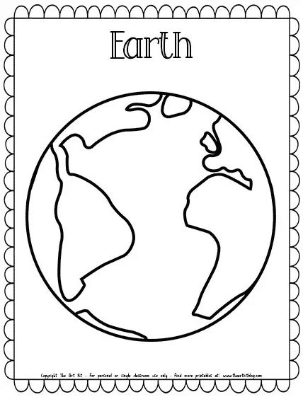 earth coloring pages  printable