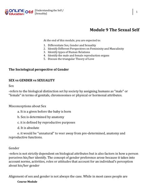 lesson 7 sexual self introduction to philosophy [sexuality] 1