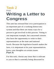writing  letter  congressdocx task  print writing  letter