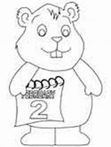 Groundhog Coloring Pages Groundhogs Kids Print Woodchuck Book Templates Calendar Popular Advertisement Choose Board sketch template