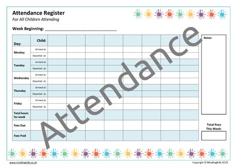 logbooks forms pack mindingkids