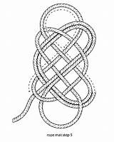 Rope Doormat Braided Knot Drawing Mat Martha Stewart Used Getdrawings sketch template