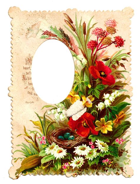 antique images digital antique  frames paper crafting floral border  clip art
