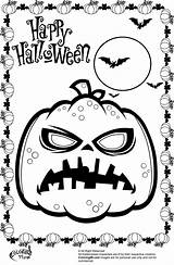 Pumpkin Scary Citrouille Objets Happy Coloriages Perfect Insertion Codes sketch template