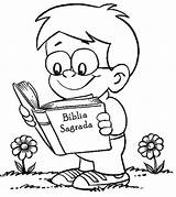 Bible Pages Coloring Reading Kids Child Colouring Printable Book Children Desenhos Colorir Para Biblia sketch template