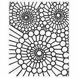 Coloring Mosaic Pages Pattern Printable Dot Polka Adults Mandala Dots Top Online Flower Kaleidoscope Getcolorings Color Geometric Print Organic Toddler sketch template
