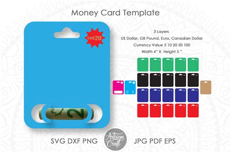 money card template money card svg lip balm pouch money holder