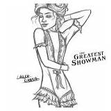 Showman Greatest Coloring Pages Zendaya Anne Fan Sketch Printable Lettie Domínguez Christine Broadway Tagged Film Posted Movie sketch template
