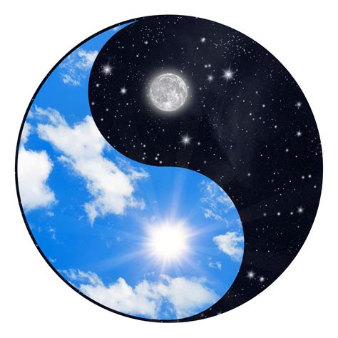 Yin And Yang Dark And Light Cool And Hot Inner And Outer