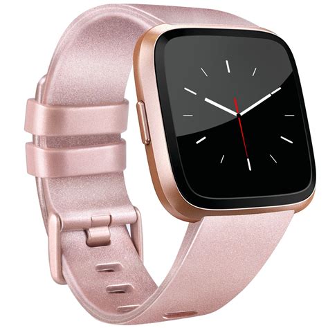 fitbit versa silicone replacement band sport fitness wristband rose gold small ebay