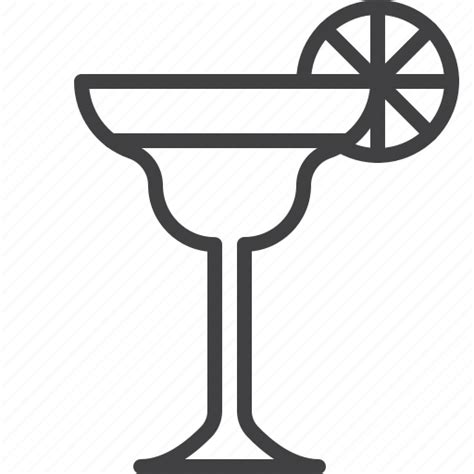 Cocktail Glass Lime Margarita Icon