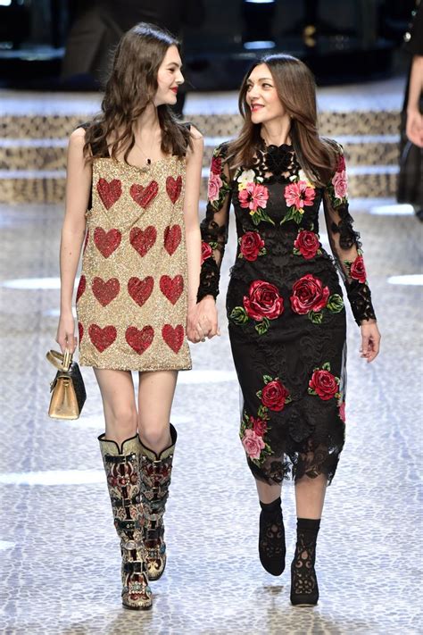 a guide to the 47 famous real people who just walked the dolce and gabbana catwalk