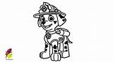 Paw Patrol Marshall Coloring Pages Drawing Draw Colouring Drawings Firetruck Everest Paintingvalley Popular Amazing Coloringhome Birijus sketch template