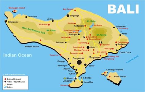 map of bali temples download them and print