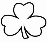 Coloring Pages Getdrawings Clover Leaf Three sketch template