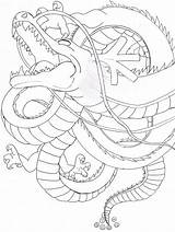 Shenron Omega Dragonball Sketch sketch template