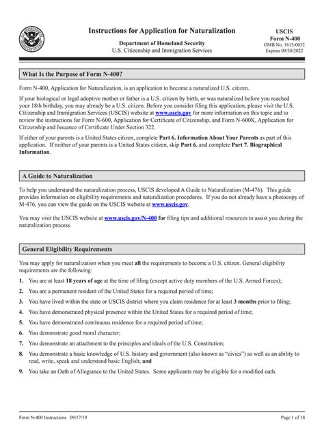 N400 Application Naturalization Fill Out And Sign Online Dochub