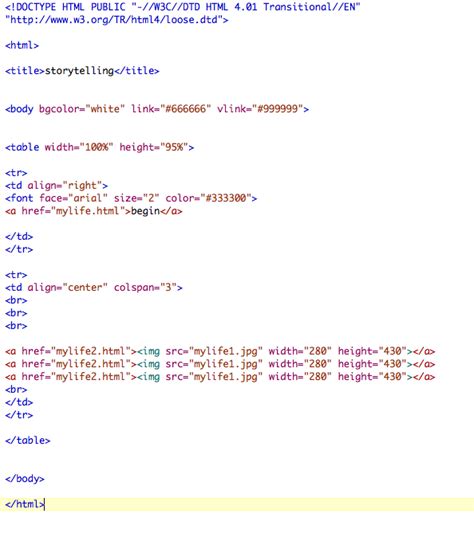 web design njcu  sample code