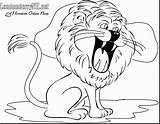 Lion Lamb Coloring Pages Getdrawings Drawing sketch template
