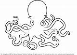 Octopus Coloring Pages Kids Printable Color Book Print Printables Animals Library Clipart Choose Board Comments Related Posts Coloringtop Books 1128 sketch template