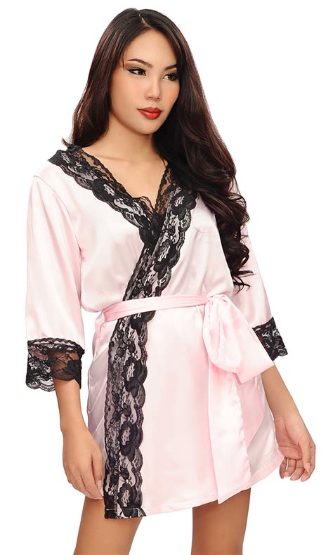 fabien satin and lace robe [sat051] £28 20 the fantasy