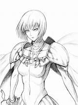 Claymore Clare Anime Claire Inks Warrior Characters sketch template