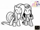 Fluttershy Coloring Rarity Kj Pages Newer Post sketch template