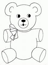 Bear Coloring Pages Preschool Animals Kindergarten sketch template