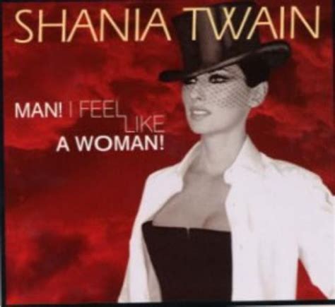Shania Twain Man I Feel Like A Woman Digipak Uk Promo 5 Cd Single